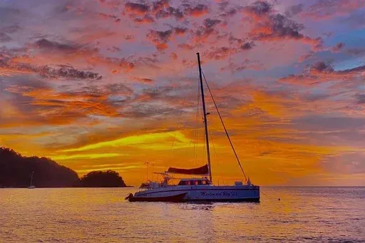 Sunset catamaran from Tamarindo