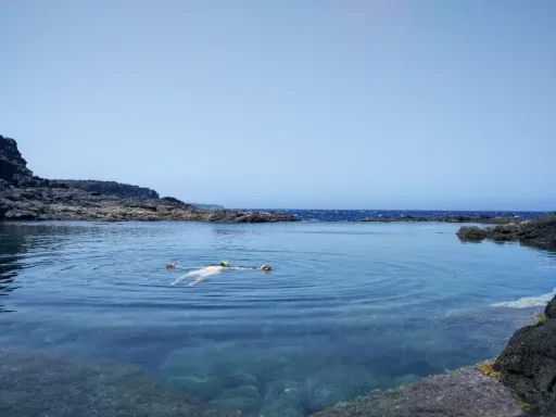 Tide pools at low tide